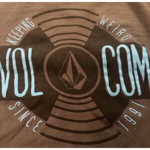 Volcom Skateboarding Gray Tee Shirt  "Keeping Weird‎ Since 1991" Size xL